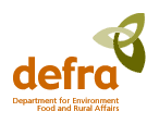 Defra (Department for Environment, Food and Rural Affairs) - logo: link to home page